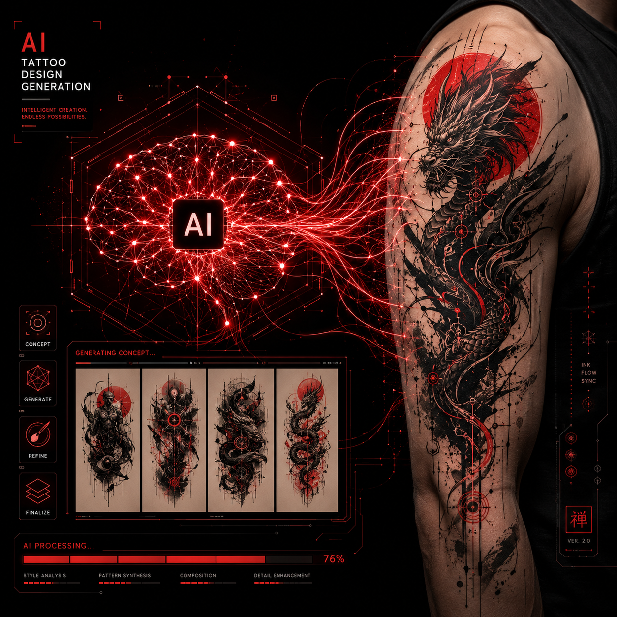 AI 타투 상담